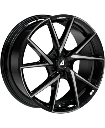 Jante ALU, Alutec  ADX.01 Noir brillant / Face polie 8.5X18 5/112 ET30, Alésage 70.1