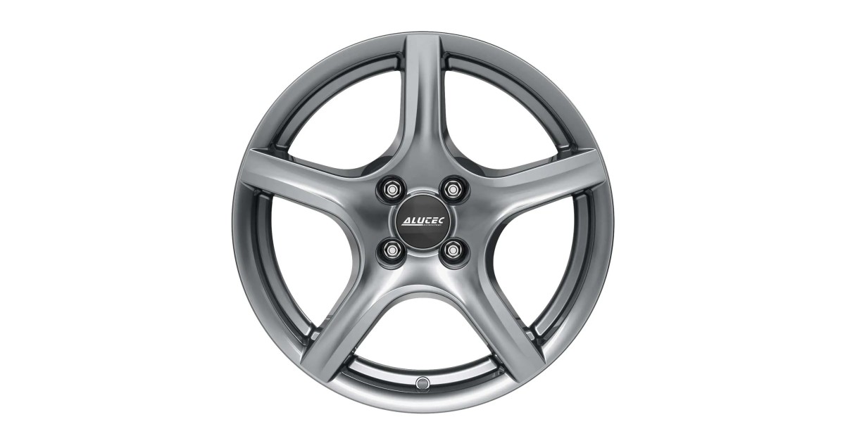 Jante ALU, Alutec GRIP Graphite, 5.5X14 4/100 ET43, Alésage 63.4