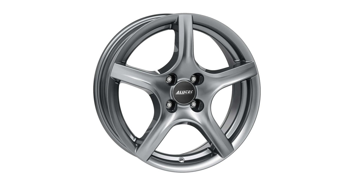 Jante ALU, Alutec GRIP Graphite, 5.5X14 4/100 ET43, Alésage 63.4