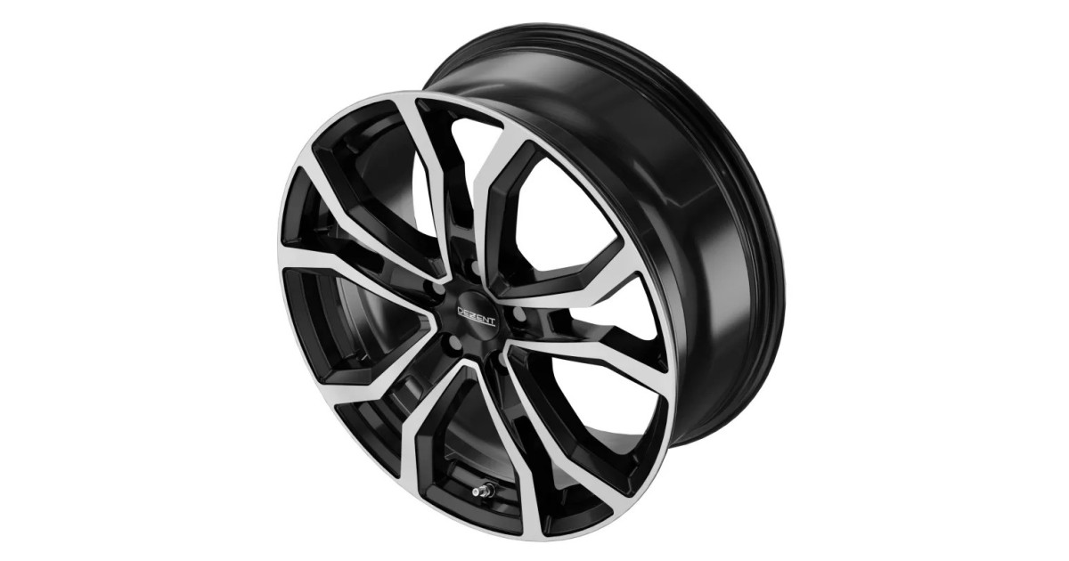 Jante Alu Dezent  TV  Black Polished 9x19 5x112 ET50 , Alésage 66.6