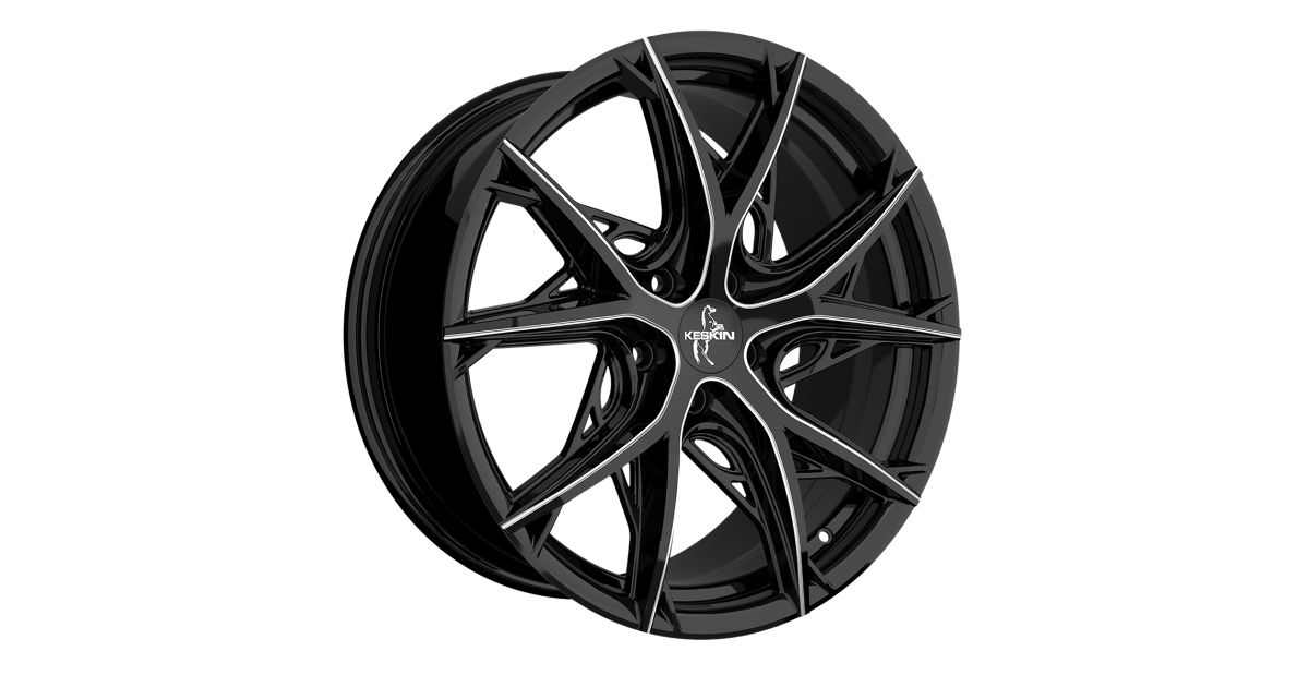 Jante ALU, Keskin Tuning KT24 BLACK SECRET DIAMOND 8.5X19 5/108 ET40, Alésage 72.6