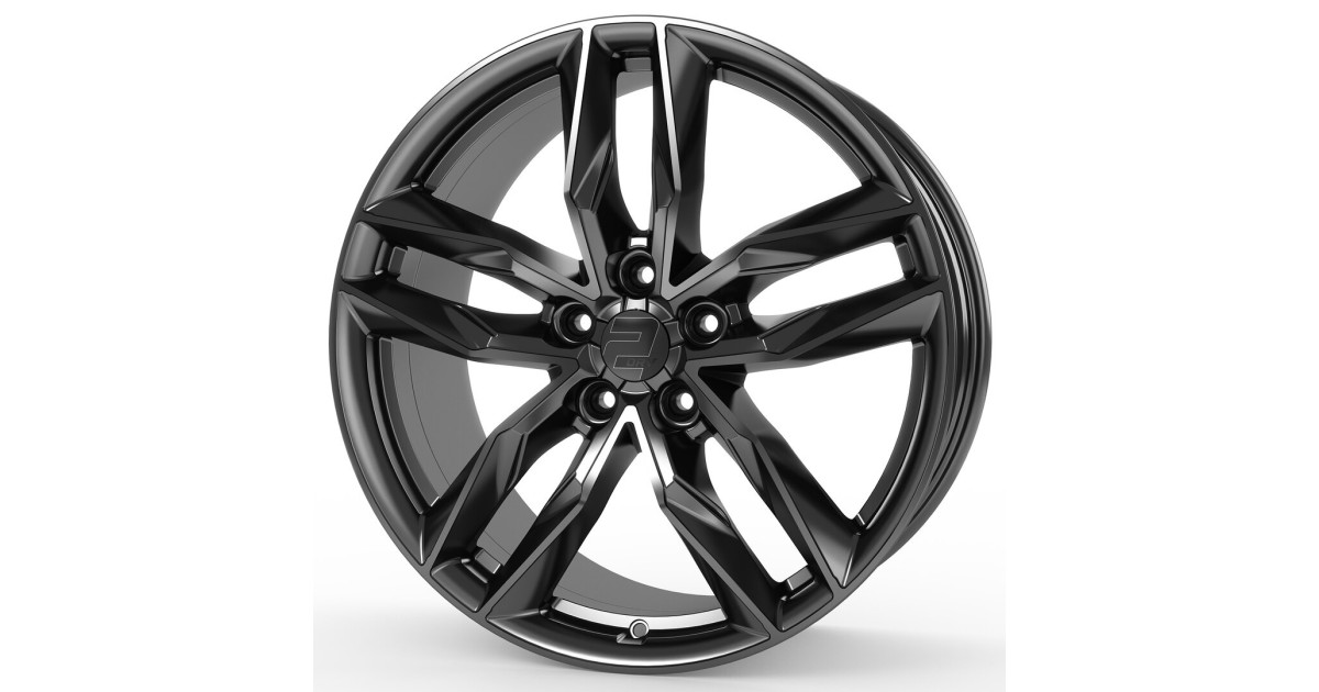 Jante ALU, Wheelworld - 2DRV WH40 DGM+ Dark Gunmetal Brillant Lackiert 8X19 5/112 ET45, Alésage 57.1