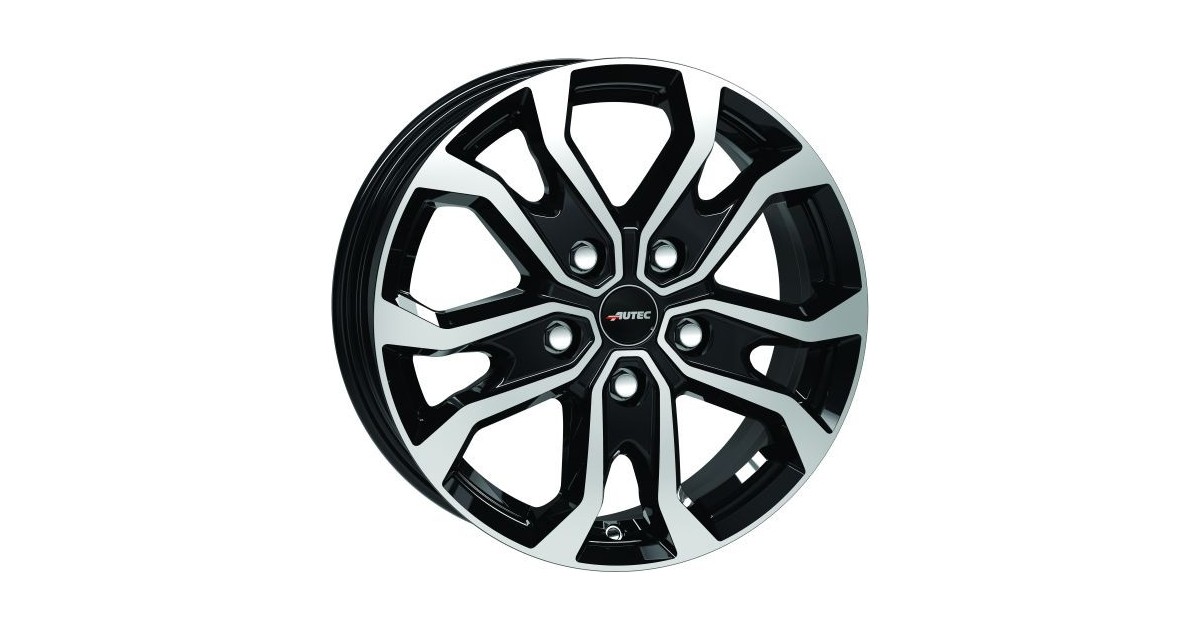 Jante Alu  Autec Kiso Black Polished 6,5x16 5x130 ET66 , Alésage 89