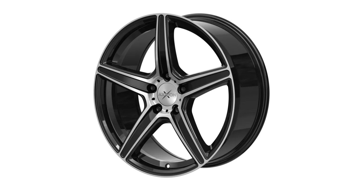 Jante ALU, Axxion AX7 /SP+ Noir ,Poli brillant 9X21 5/112 ET42, Alésage 66.6