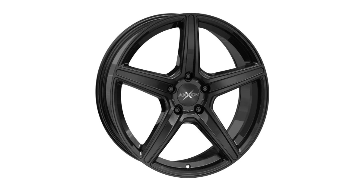 Jante ALU, Axxion AX7 /SW+ Laqué noir brillant 8.5X19 5/120 ET34, Alésage 72.6