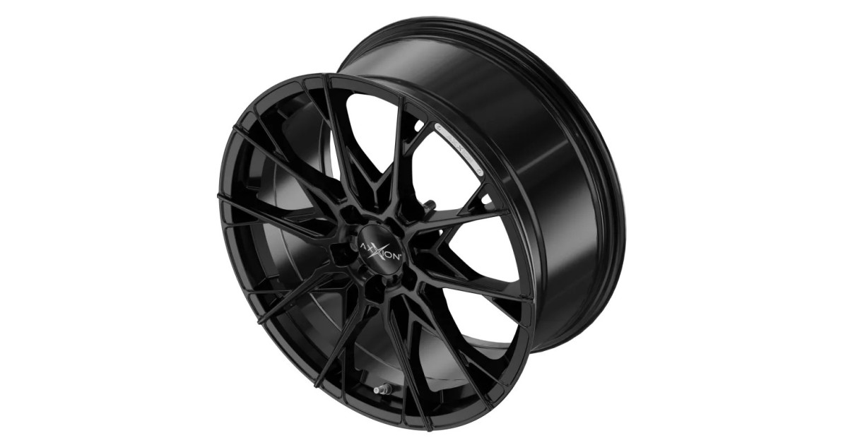 Jante ALU, Axxion X1 /SW+ Noir brillant laqué  8.5X19 5/112 ET35, Alésage 72.6