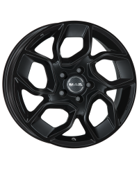 Jante Alu MAK Express 3 Gloss Black 6,5x16 5x160 ET60 , Alésage 65.1
