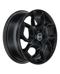 Jante Alu MAK Express 3 Gloss Black 6,5x16 5x160 ET60 , Alésage 65.1