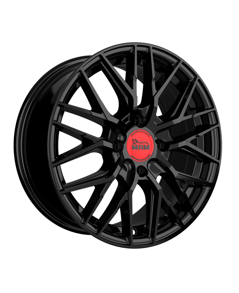 Jante ALU, MAM RS4 BLACK PAINTED 7x16 4/ 108 ET20, Alésage 65.1