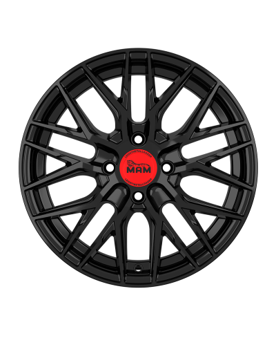 Jante ALU, MAM RS4 BLACK PAINTED 7x16 4/ 108 ET20, Alésage 65.1