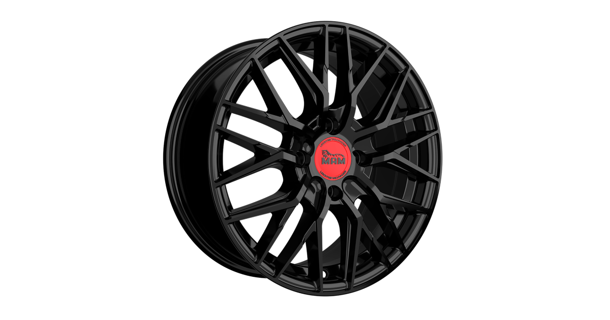 Jante ALU, MAM RS4 BLACK PAINTED 7x16 4/ 108 ET35, Alésage 63.4