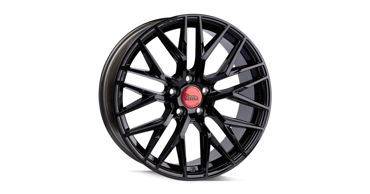 Jante ALU, MAM RS4 BLACK PAINTED 7X16 5/100 ET38, Alésage 63.4
