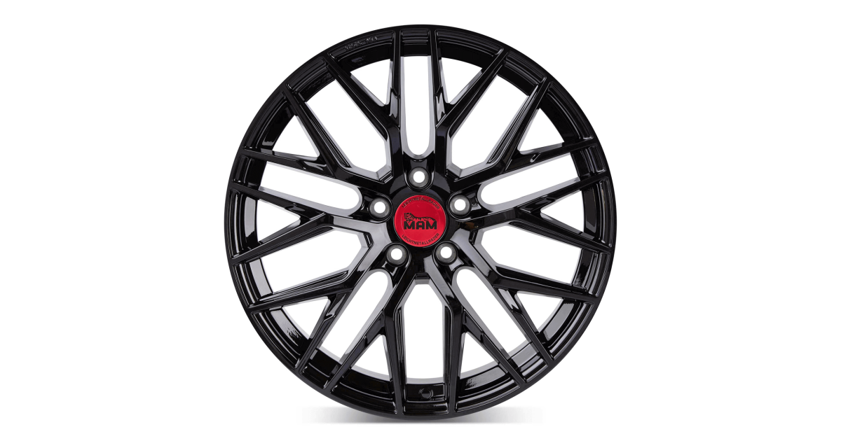 Jante ALU, MAM RS4 BLACK PAINTED 7X16 5/100 ET38, Alésage 63.4