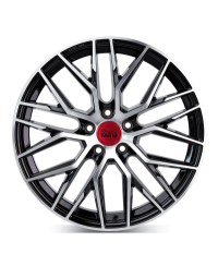 Jante ALU, MAM RS4 BLACK FRONT POLISH 7x16 5/ 120 ET50, Alésage 65.1