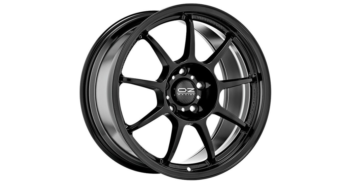 Jante ALU, OZ  ALLEGGERITA HLT GLOSS BLACK 8.5X18 5/130 ET53, Alésage 71.6
