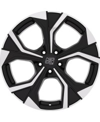 Jante Alu MSW 43 Gloss Black Full Polished 7,5x18 5x100 ET46  , Alésage 57.06