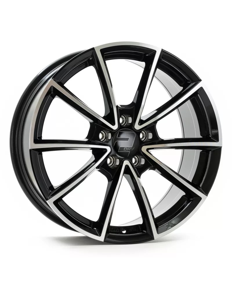 Jante ALU, Wheelworld - 2DRV WH28 SP+  Noir , Face Polie, 8X18 5/112 ET35, Alésage 66.6