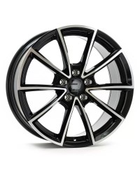 Jante ALU, Wheelworld - 2DRV WH28 SP+  Noir , Face Polie, 8X18 5/112 ET35, Alésage 66.6