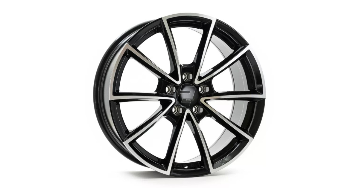 Jante ALU, Wheelworld - 2DRV WH28 SP+  Noir , Face Polie, 8X18 5/112 ET35, Alésage 66.6
