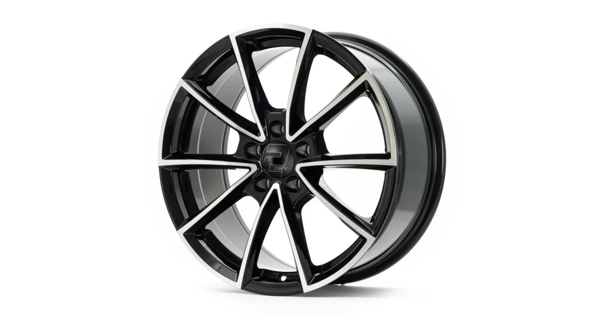 Jante ALU, Wheelworld - 2DRV WH28 SP+  Noir , Face Polie, 8X18 5/112 ET35, Alésage 66.6