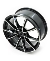 Jante ALU, Wheelworld - 2DRV WH28 SP+  Noir , Face Polie, 8X18 5/112 ET35, Alésage 66.6