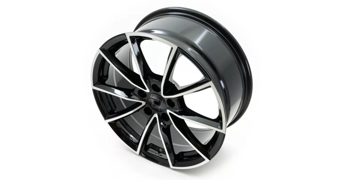 Jante ALU, Wheelworld - 2DRV WH28 SP+  Noir , Face Polie, 8X18 5/112 ET35, Alésage 66.6