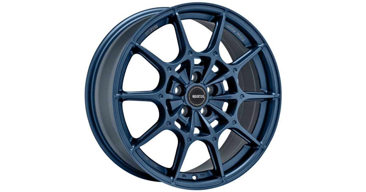 Jante ALU, SPARCO FF2 MATT BLUE 8X18 5/114.3 ET40, Alésage 73.1