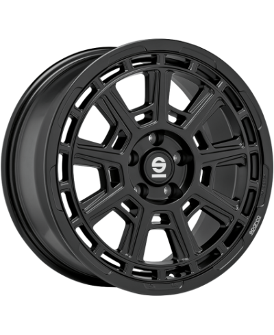 Jante ALU, SPARCO STERRATO MATT BLACK 8X17 5/110 ET35, Alésage 65.1
