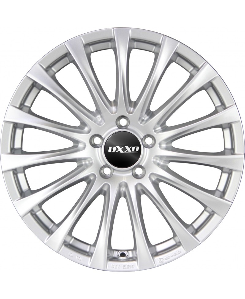 Jante Alu OXXO ELAN SILVER (OX14)  9x18 5x112 ET52,5 , Alésage 66.6