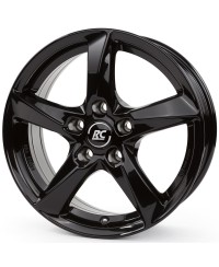 Jante Alu RC Design RC30 / SG  Noir brillant 6x15 4x108 ET47,5  , Alésage 63.4