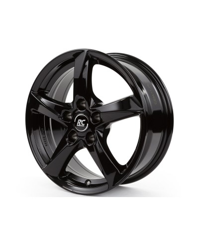 Jante Alu RC Design RC30 / SG  Noir brillant 6x15 4x108 ET47,5  , Alésage 63.4