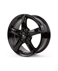 Jante Alu RC Design RC30 / SG  Noir brillant 6x15 4x108 ET47,5  , Alésage 63.4