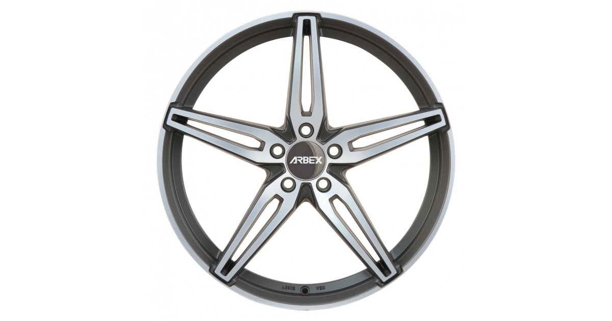 Jante ALU, ARBEX 4 Titan / Face polie  7.5X18 5/114.3 ET40, Alésage 72.6
