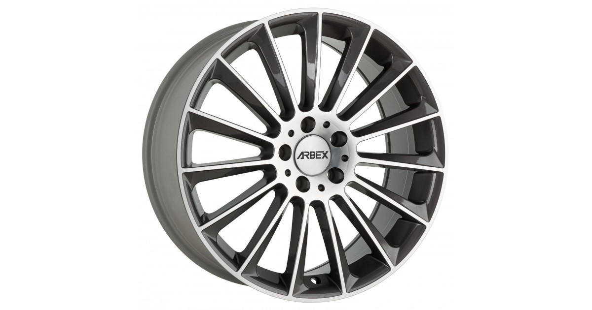 Jante ALU, ARBEX 6 Titan / Face polie 8.5X20 5/112 ET48, Alésage 66.6