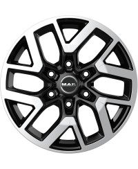 Jante Alu MAK Gravel black mirror 7,5x18 6x120 ET47 , Alésage 74.50
