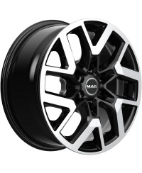 Jante Alu MAK Gravel black mirror 7,5x18 6x120 ET47 , Alésage 74.50