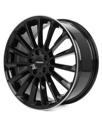 Jante ALU, Carmani 17 Fritz black lip polish 8X18 5/112 ET43, Alésage 66.6