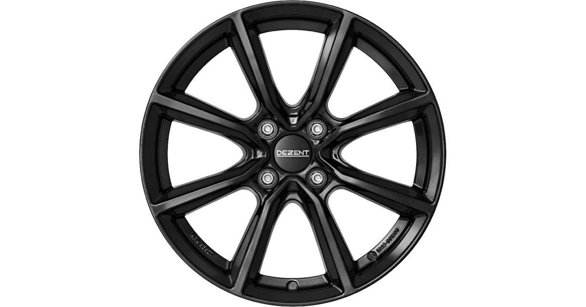 Jante Alu Dezent TN black 6,5x16 4x108 ET32 , Alésage 65.1