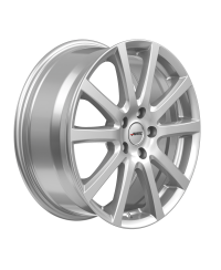 Jante Alu Autec Skandic Brilliant Silver Painted 6x15 5x112 ET43 , Alésage 57.1