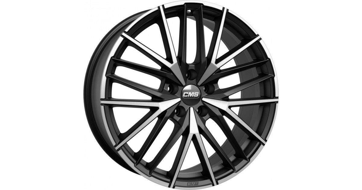 Jante ALU, CMS C36 Diamant Noir Mat, 8X18 5/112 ET30, Alésage 66.6