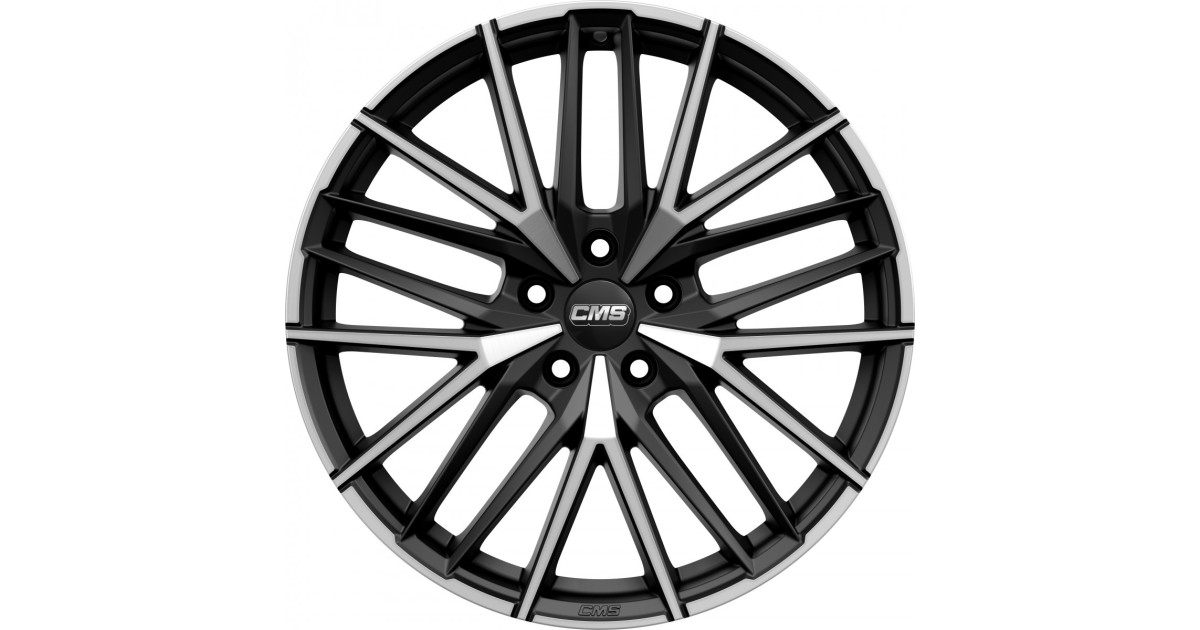 Jante ALU, CMS C36 Diamant Noir Mat, 8X18 5/112 ET40, Alésage 66.6