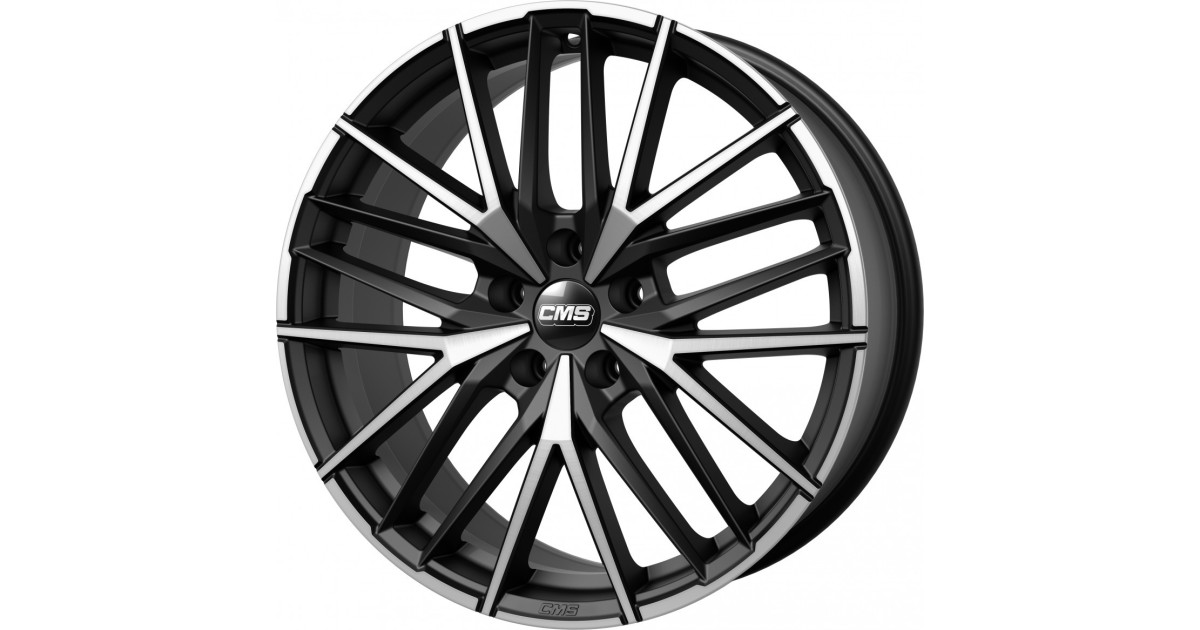 Jante ALU, CMS C36 Diamant Noir Mat, 8X18 5/112 ET40, Alésage 66.6