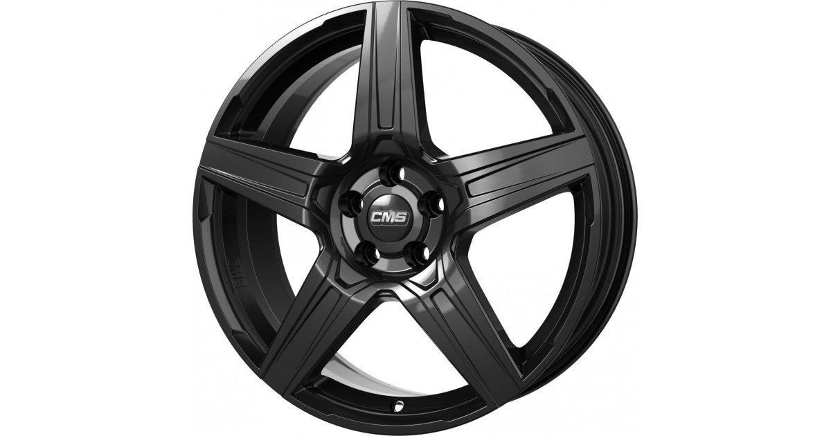 Jante ALU, CMS C34 Noir Brillant, 7.5X18 5/108 ET49, Alésage 65.1