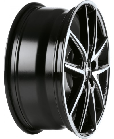 Jante ALU, CMS C30 Diamant Noir Brillant, 7.5X18 5/112 ET40, Alésage 57.1