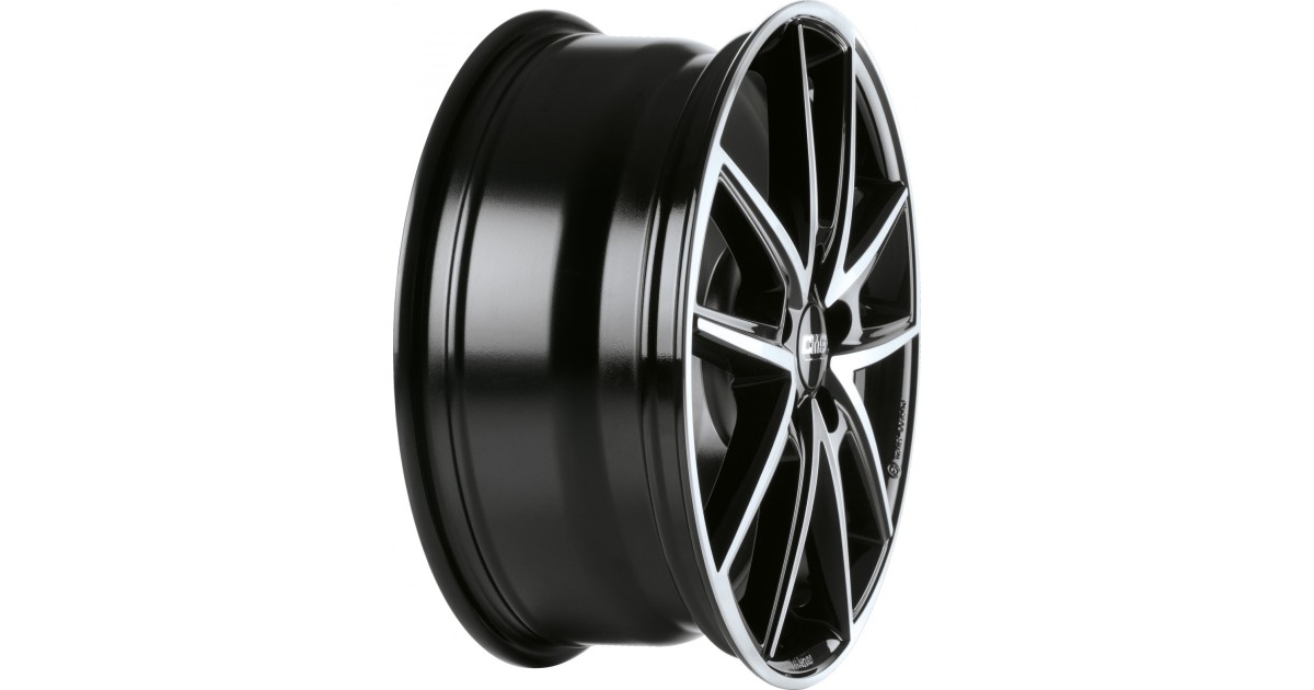 Jante ALU, CMS C30 Diamant Noir Brillant, 7.5X18 5/112 ET40, Alésage 57.1