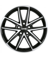 Jante ALU, CMS C30 Diamant Noir Brillant, 7X17 5/112 ET43, Alésage 57.1