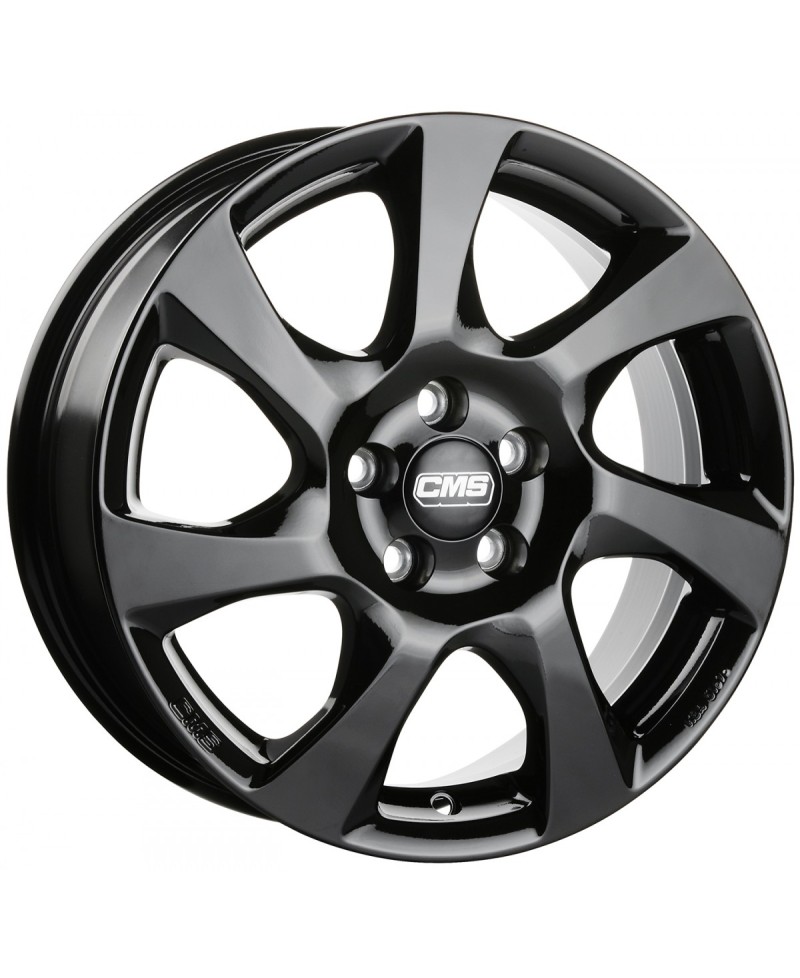 Jante ALU, CMS C24  Complete black gloss 6X15 4/ 100 ET40, Alésage 54.1