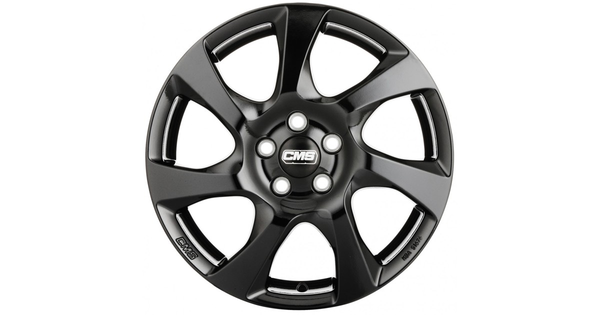 Jante ALU, CMS C24  Complete black gloss 6X15 4/ 100 ET40, Alésage 54.1