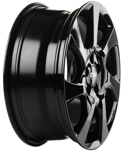 Jante ALU, CMS C24  Complete black gloss 6X15 4/ 100 ET40, Alésage 54.1