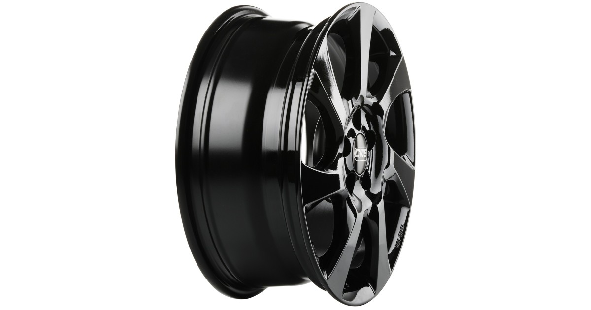 Jante ALU, CMS C24  Complete black gloss 6X15 4/ 100 ET40, Alésage 54.1